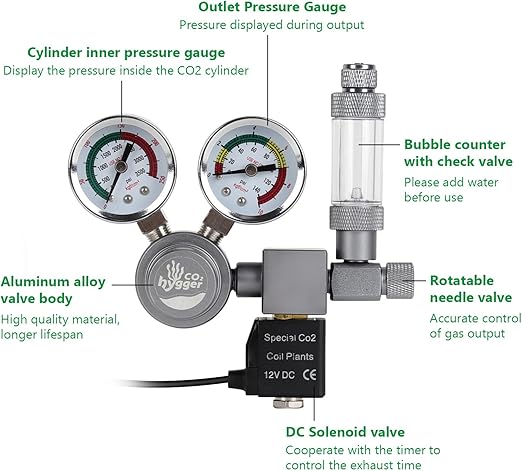Hygger CO2 Regulator