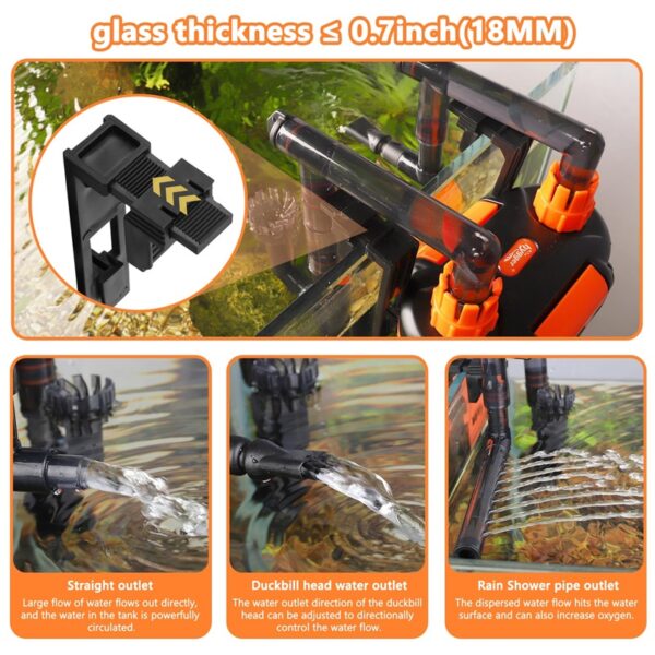 Hygger Hang-On-Back Aquarium Canister Filter