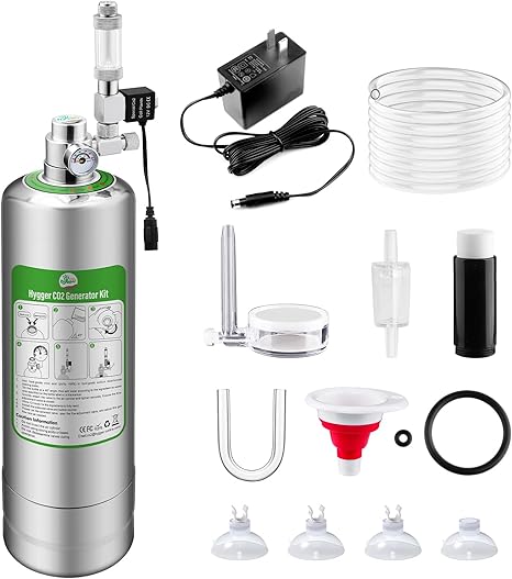 Hygger CO2 Generator Kit for Aquarium Plants | Cuboid Aquatics LLC
