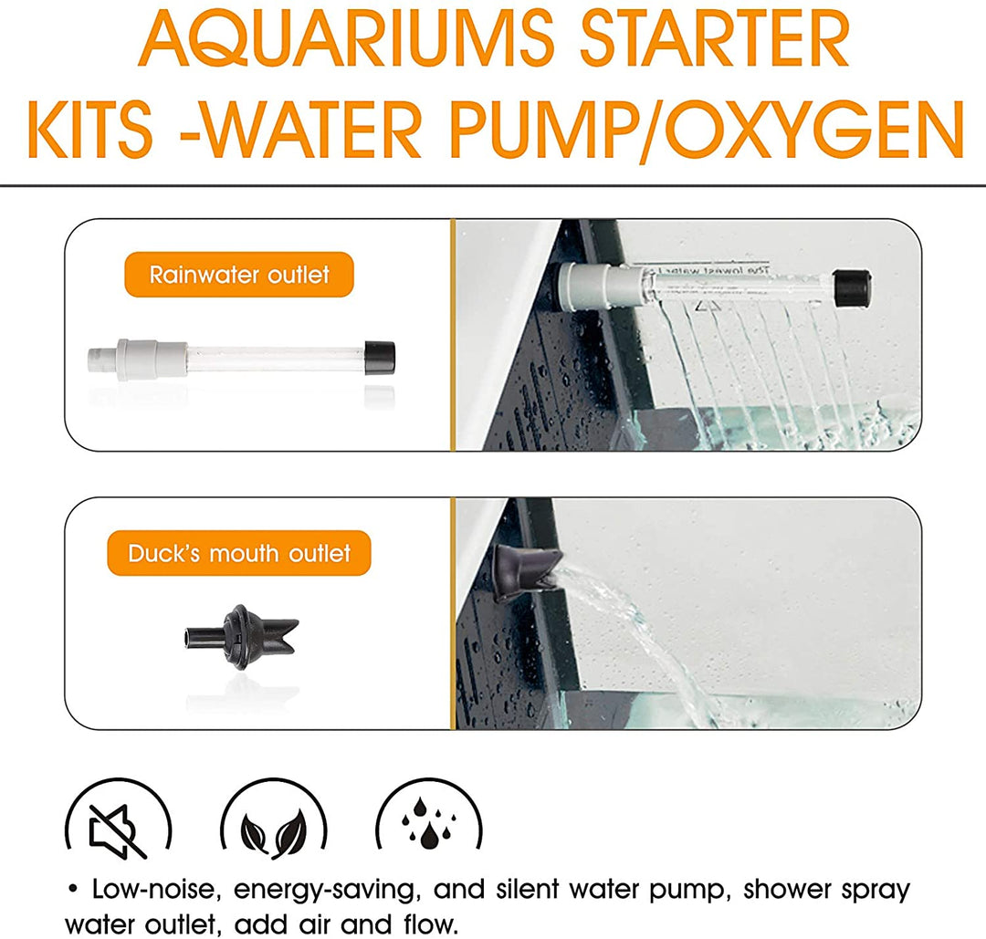 Hygger - Arc Shaped Aquarium Kit