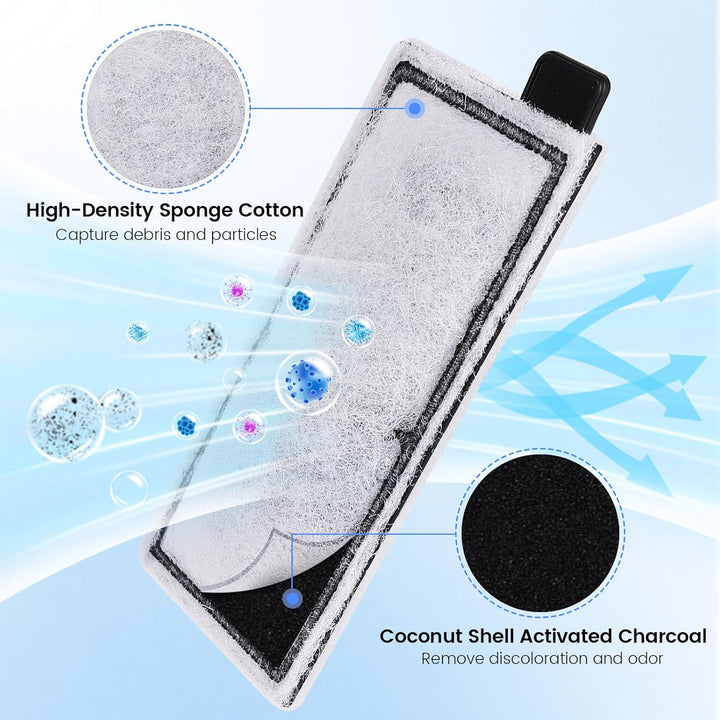 Hygger Internal Aquarium Canister Filter Replacement Catridges