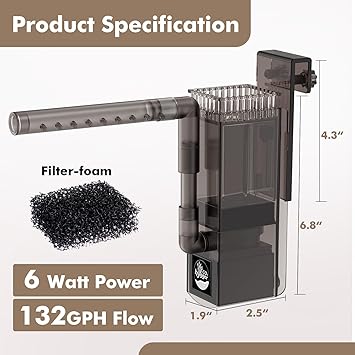 Hygger Aquarium Surface Skimmer