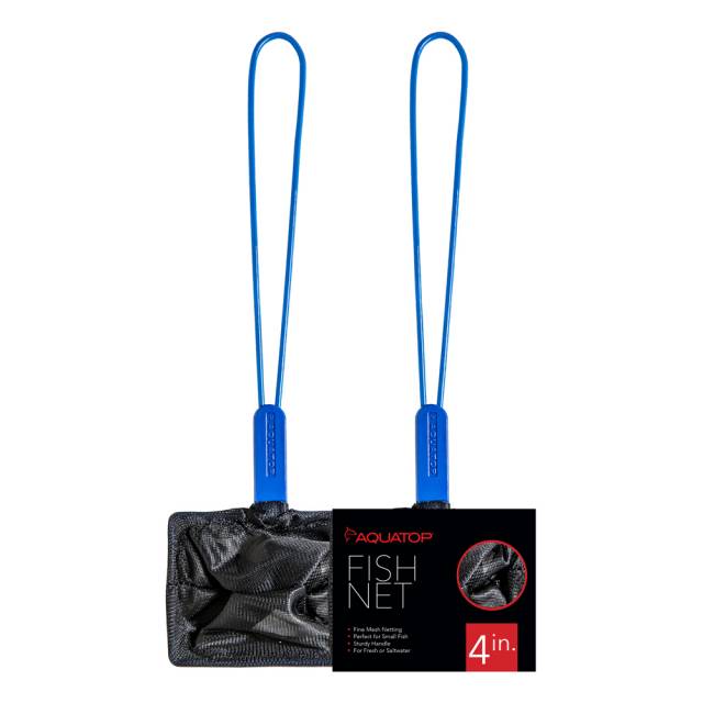 Central AquaTop Mesh Fish Net for aquatic use, featuring durable mesh and handle for easy fish catching and handling.