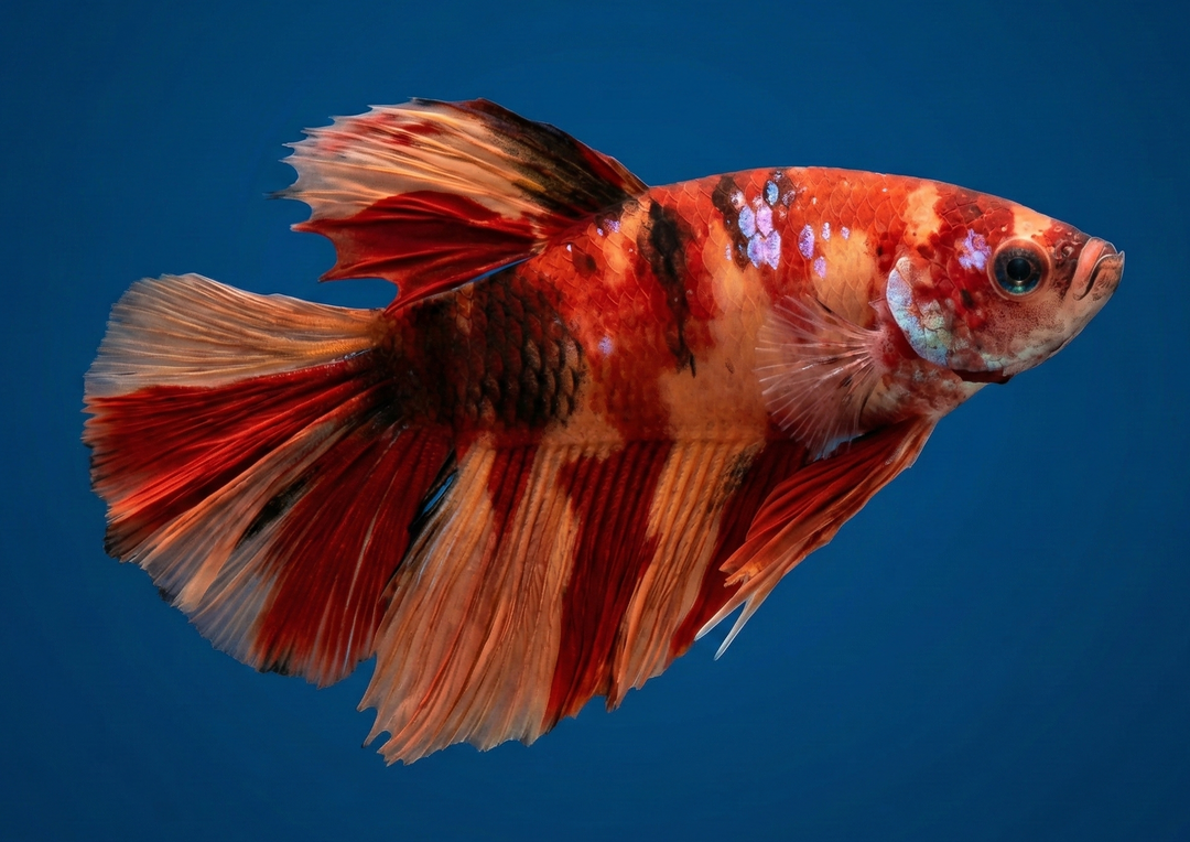 Koi Halfmoon Male Betta