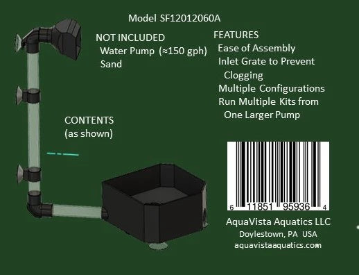 AquaVista Aquatics Sutherland Sandfall Kit