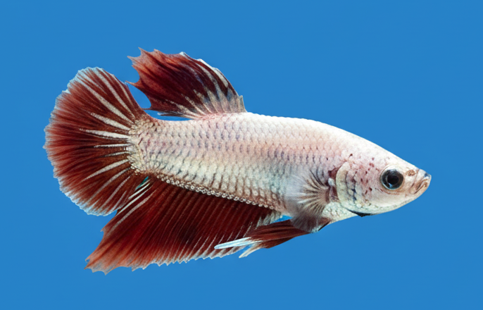 Red Dragon Plakat Male Betta