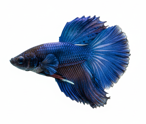 Super Blue Halfmoon Male Betta