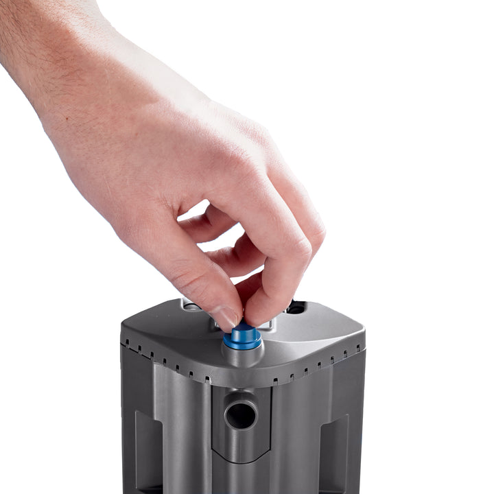Central BioPlus filter for ponds, showing the filter unit with media compartments and connection points.