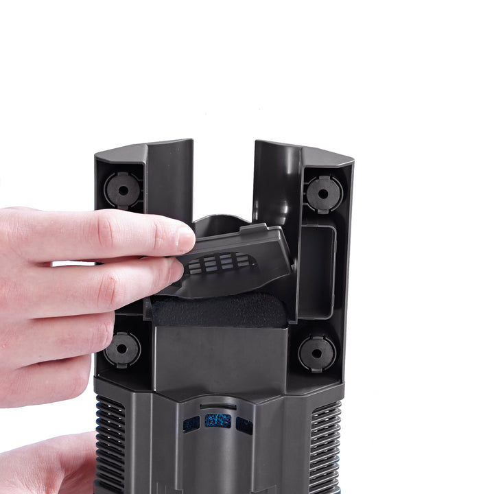 Central BioPlus filter for pond filtration, showing the compact filter unit with multiple filter media compartments.