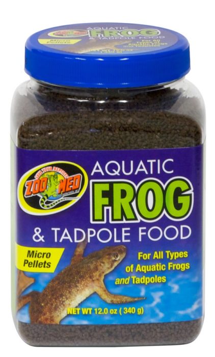 ZooMed Aquatic Frog and Tadpole Food – Micro Pellets for All Frogs
