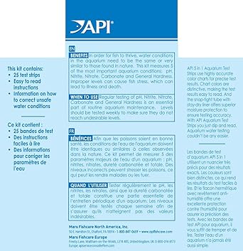 API 5 in 1 Test Strips for Accurate Water Testing