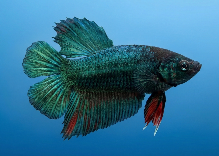 Doubletail Halfmoon Female Betta