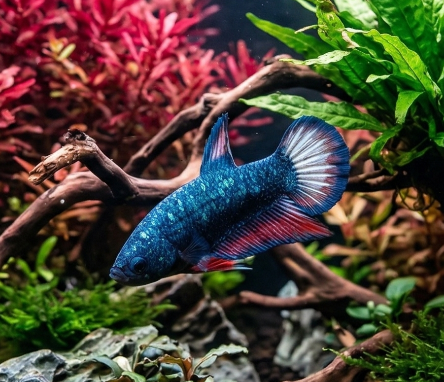 Giant Fancy Plakat Male Betta
