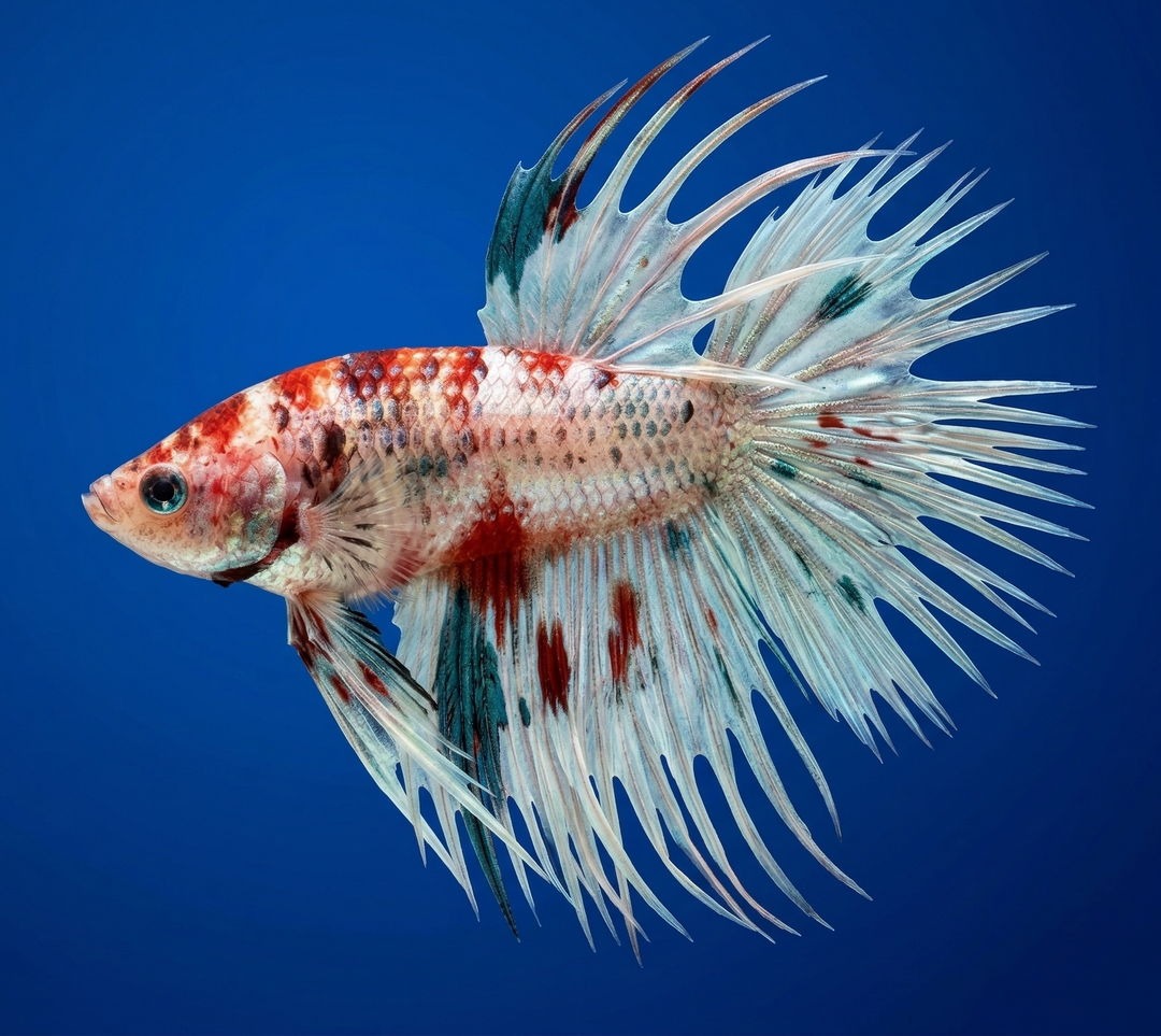 Koi Crowntail Male Betta