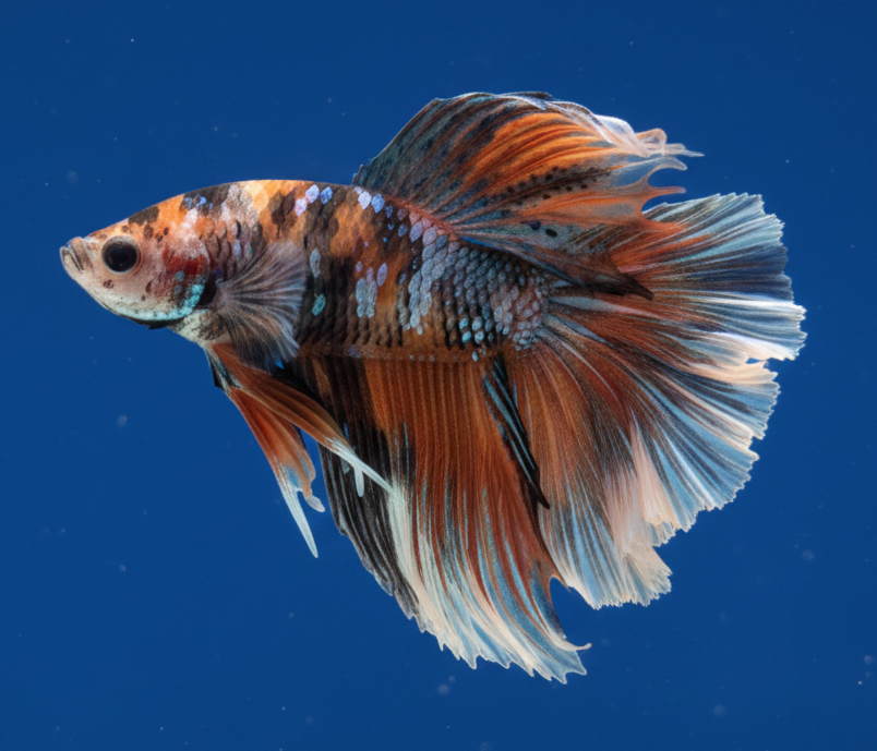 Koi DoubleTail Halfmoon Male Betta