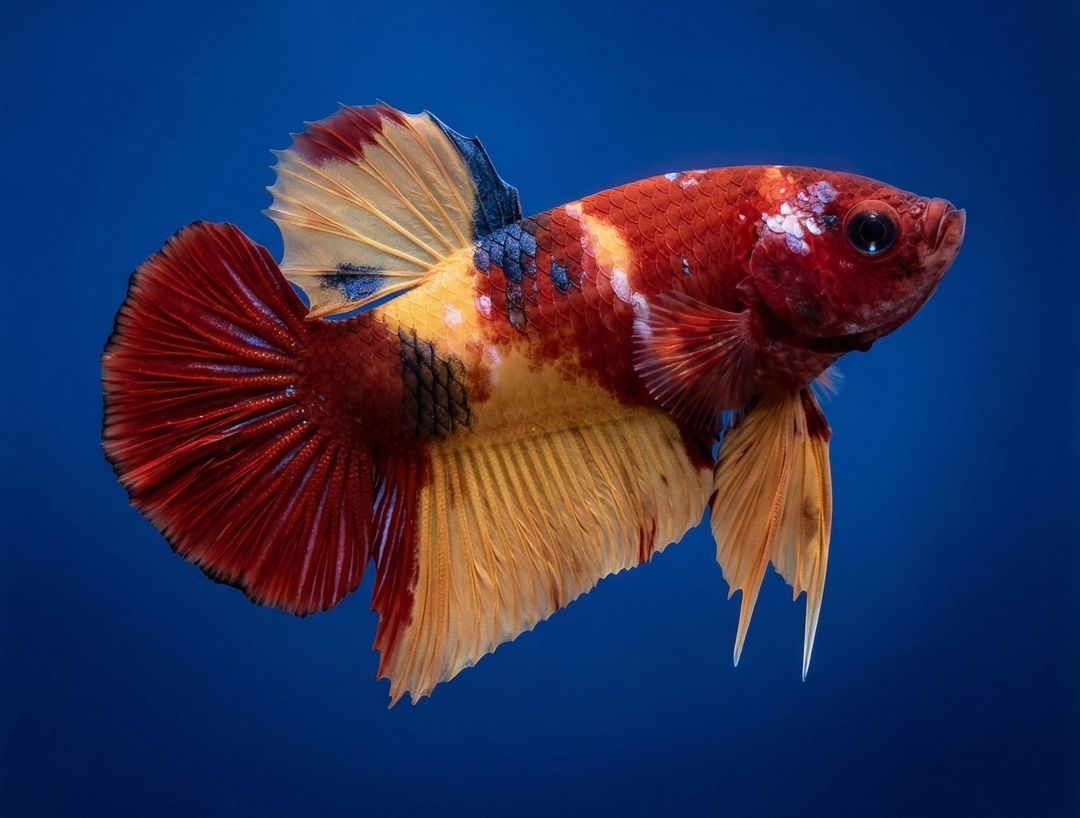 Koi Plakat Male Betta