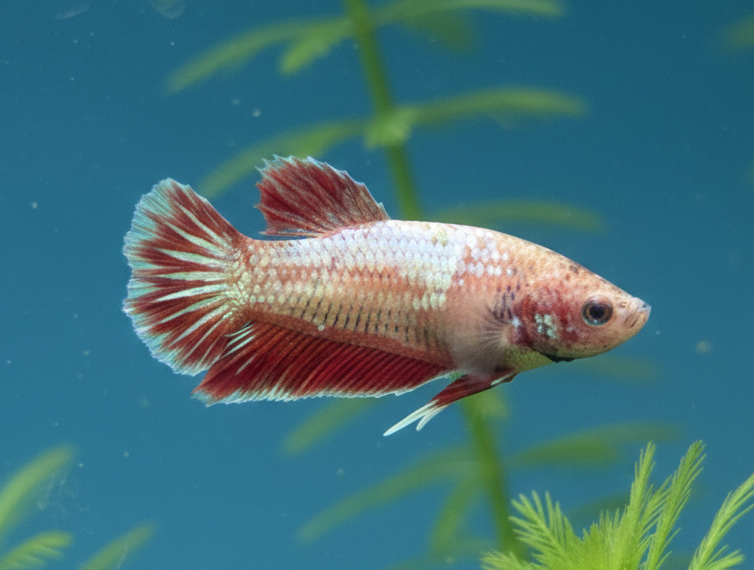 Rosetail Butterfly Female Betta