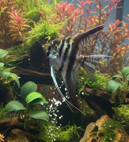 Black Marble Angelfish