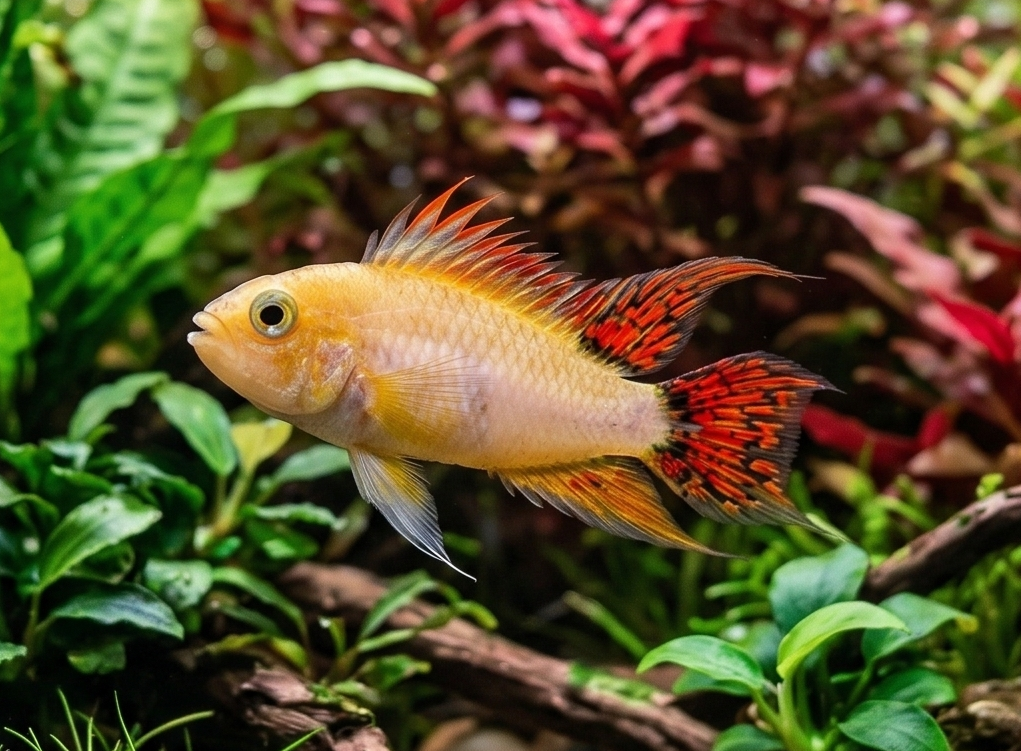 Gold Red Apistogramma