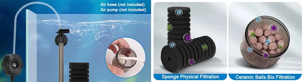 Hygger USB Electric Sponge Filter