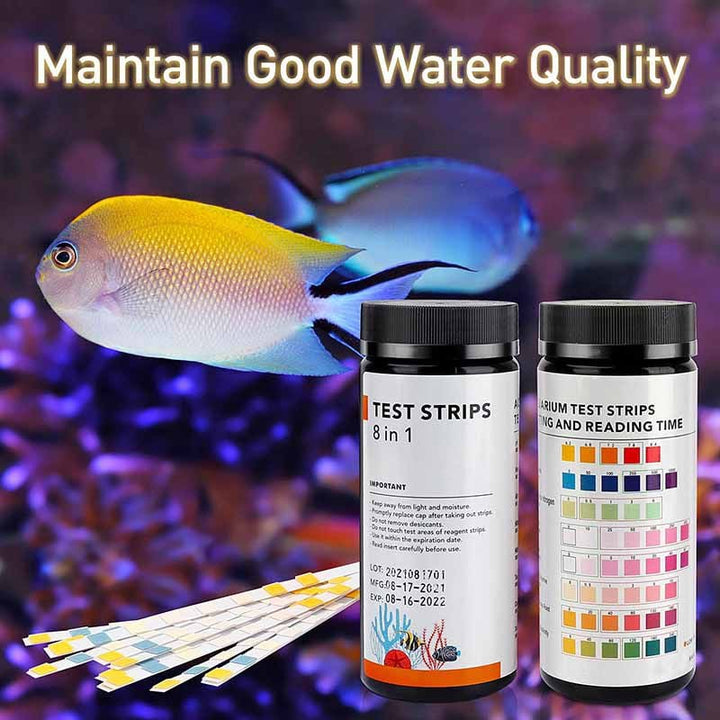 Hygger 8 in 1 Aquarium Test Strips