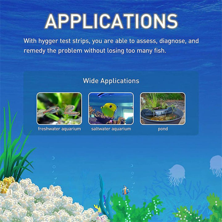 Hygger 8 in 1 Aquarium Test Strips