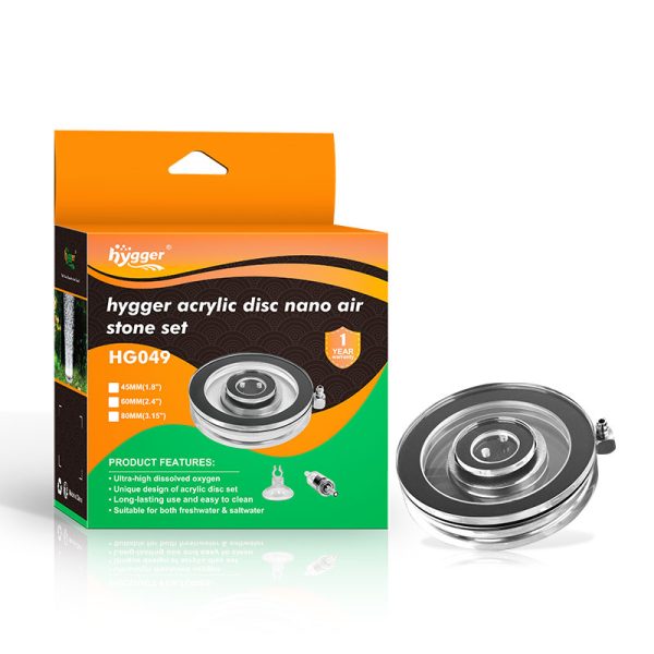 Hygger Acrylic Disc Nano Air Stone Set