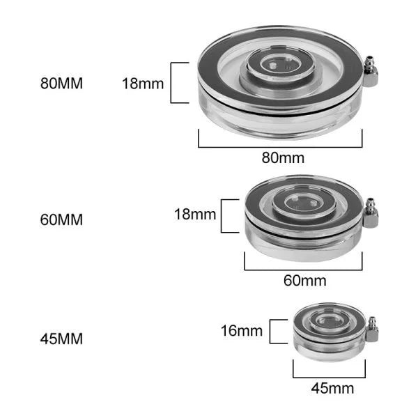 Hygger Acrylic Disc Nano Air Stone Set