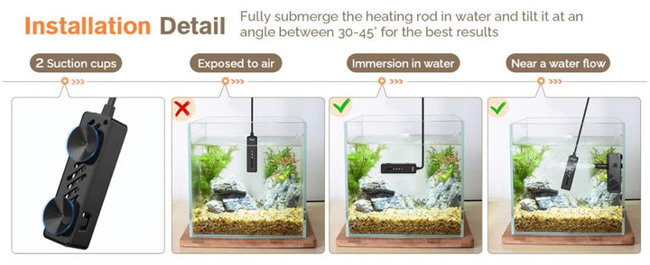 Hygger Nano Heater w/Alert