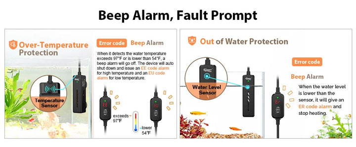 Hygger Nano Heater w/Alert