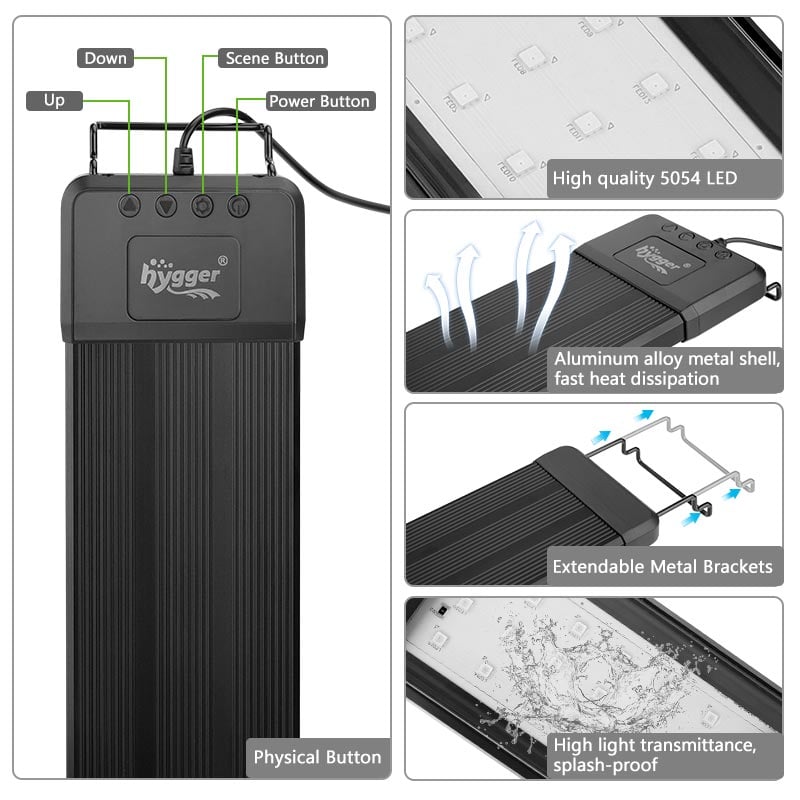 Hygger Bluetooth Aquarium LED LIght