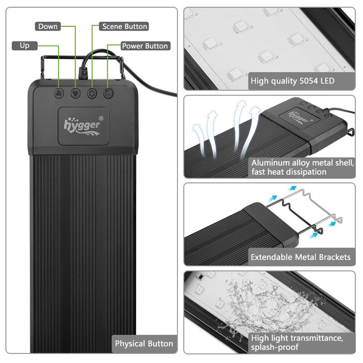 Hygger Bluetooth Aquarium LED LIght