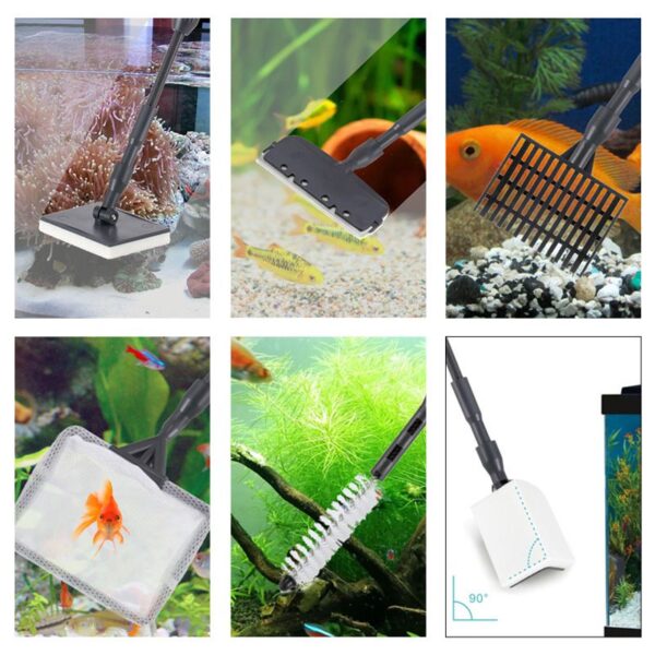 Hygger 6 in 1 Aquarium Cleaning Tool Kit
