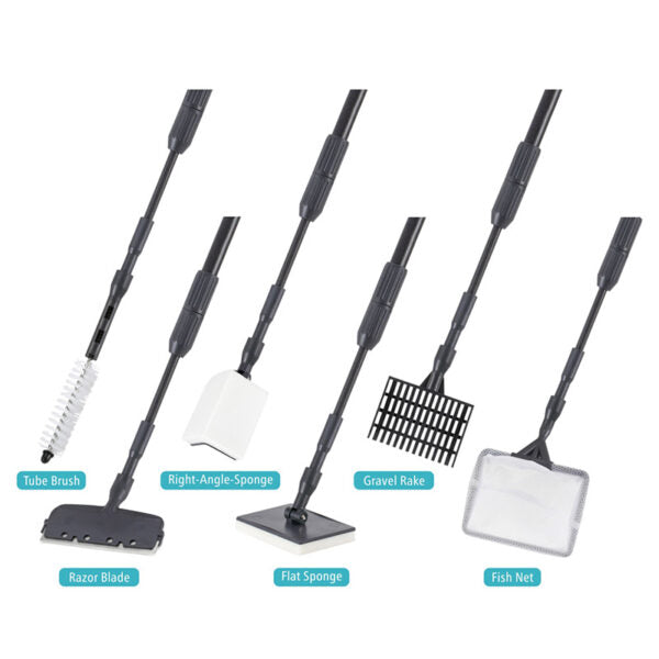 Hygger 6 in 1 Aquarium Cleaning Tool Kit