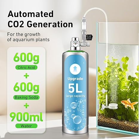 Hygger CO2 Generator Kit for Aquarium Plants | Cuboid Aquatics LLC