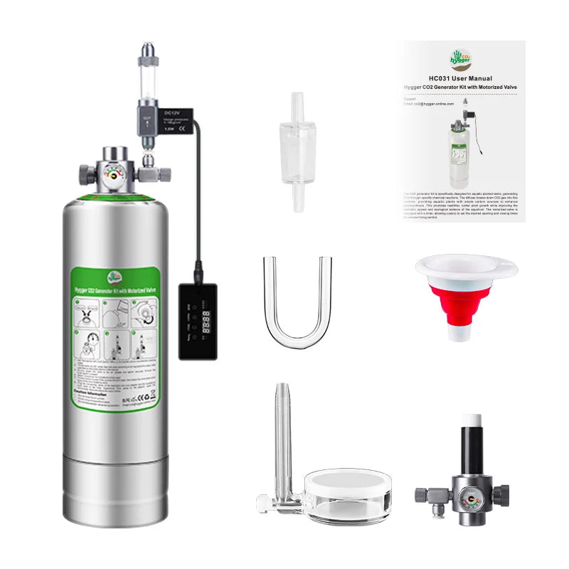Hygger CO2 Generator Kit w/motorized valve