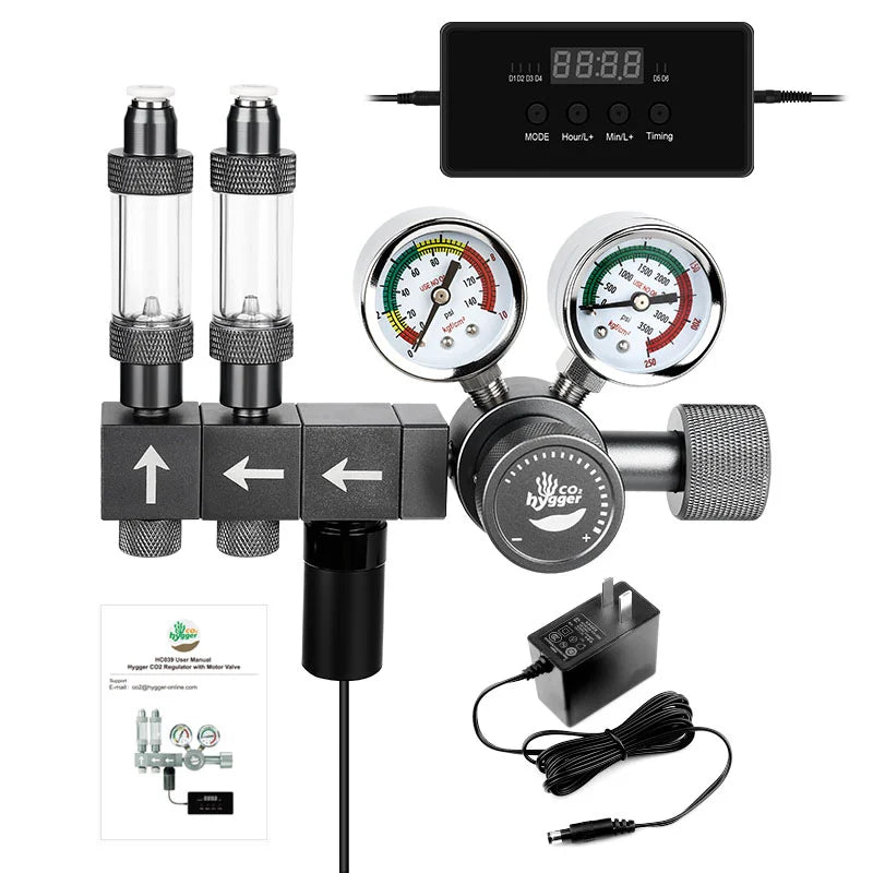 Hygger Dual Stage Dual CO2 Regulator