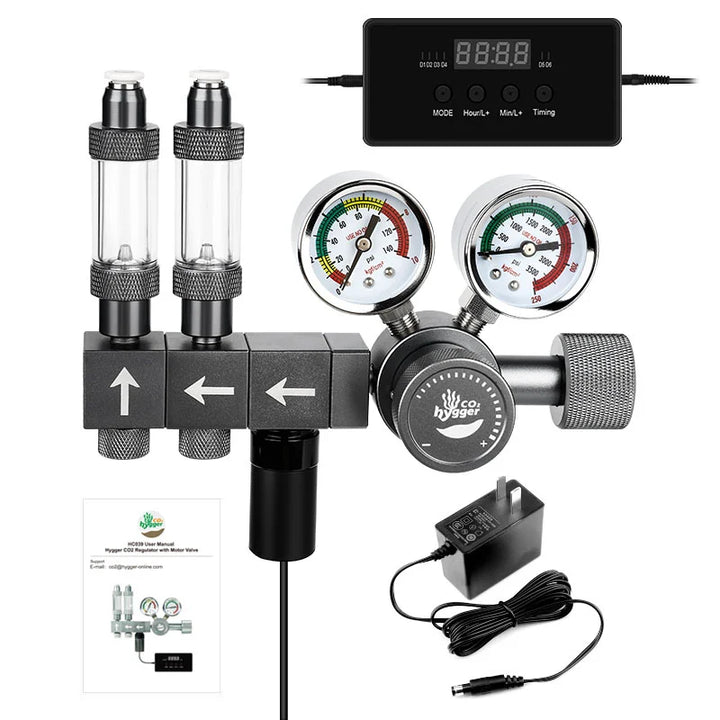 Hygger Dual Stage Dual CO2 Regulator