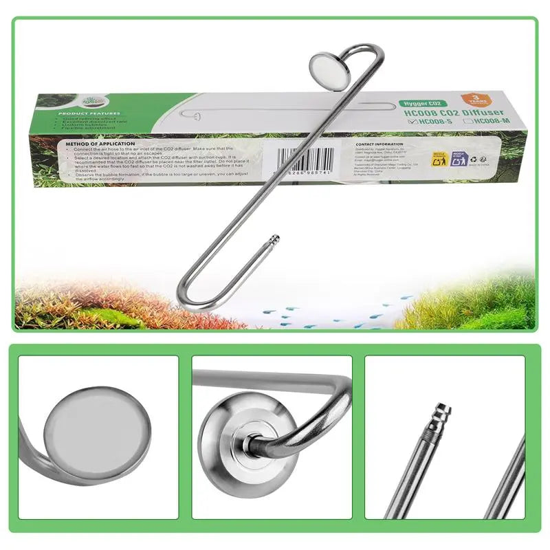 Hygger Stainless Steel CO2 Diffuser