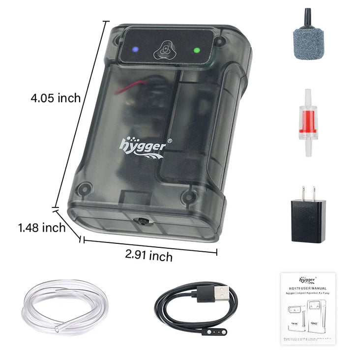 Hygger Compact Aquarium Air Pump