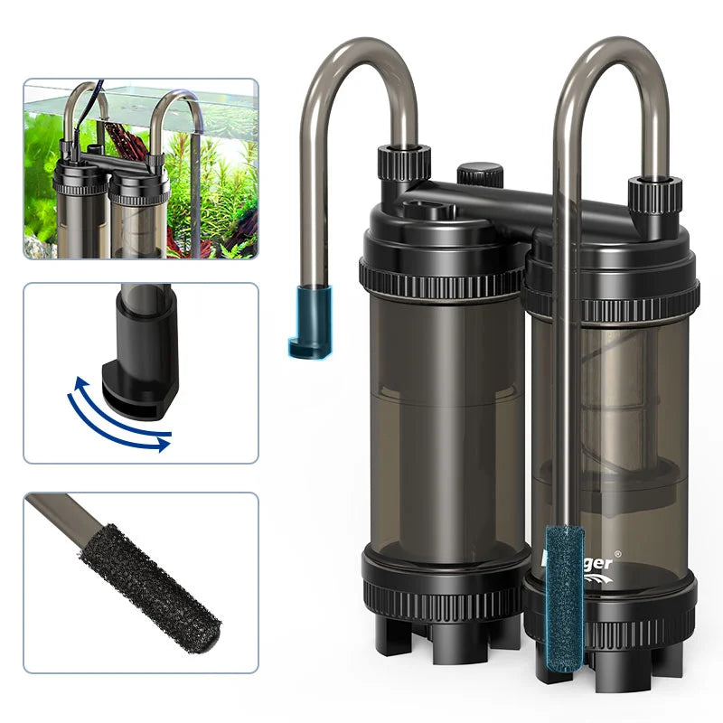 Hygger Dual Flow Aquarium Filter