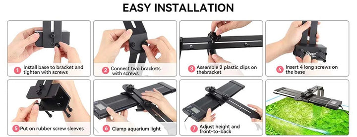 Hygger Retractable Aquarium Light Bracket
