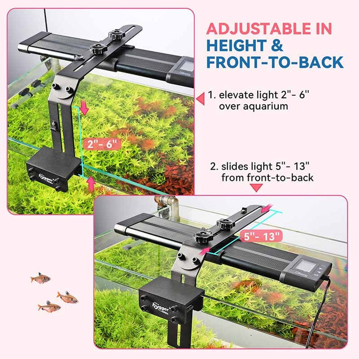 Hygger Retractable Aquarium Light Bracket