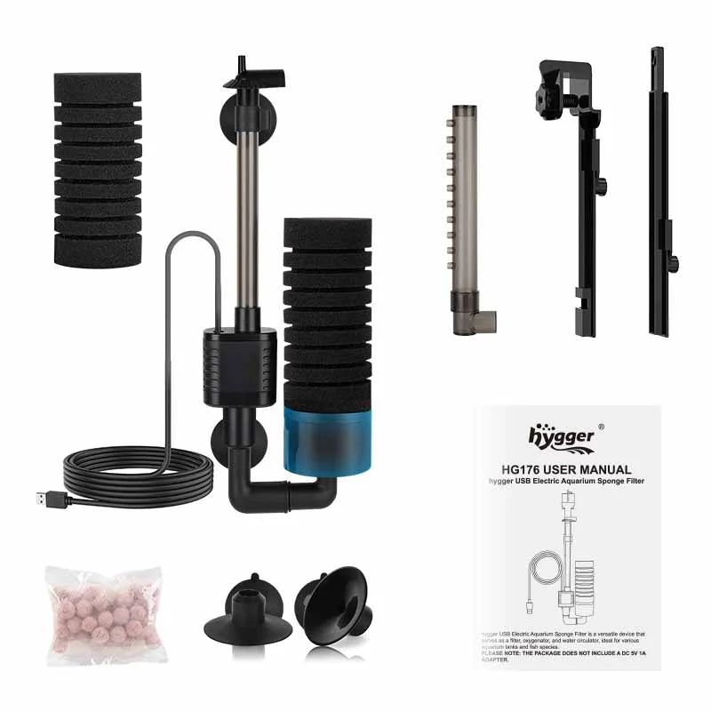 Hygger USB Electric Sponge Filter