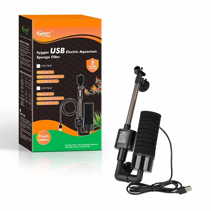 Hygger USB Electric Sponge Filter