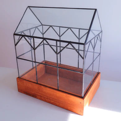Leadhead Glass Hall House Stained Glass Terrarium