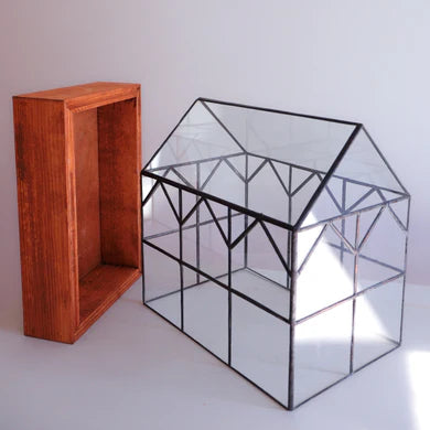 Leadhead Glass Hall House Stained Glass Terrarium