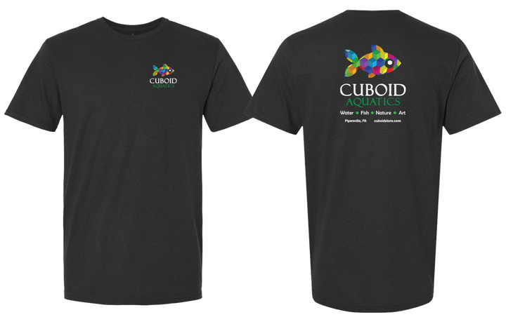 Cuboid Shirt - Black, Cotton, Short Sleeve
