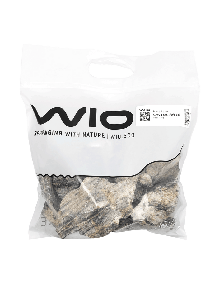 WIO Nano Rocks - Grey Fossil Wood